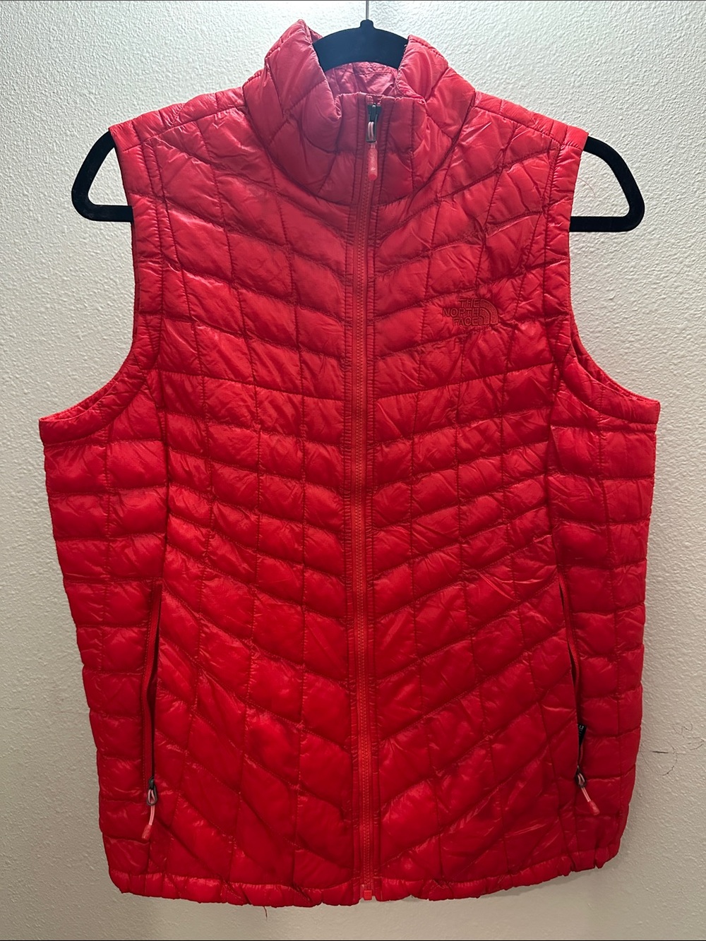 The North Face Red Quilted Lightweight Puffer Vest